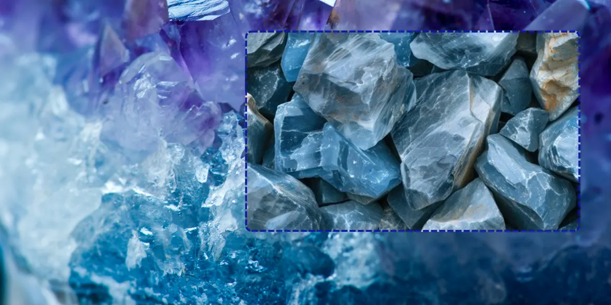 Quiet Beauty of Blue and Grey Crystals Quiet Beauty of Blue and Grey Crystals